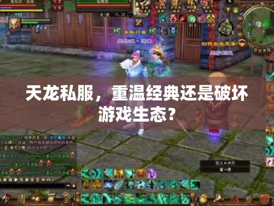 天龙私服，重温经典还是破坏游戏生态？
