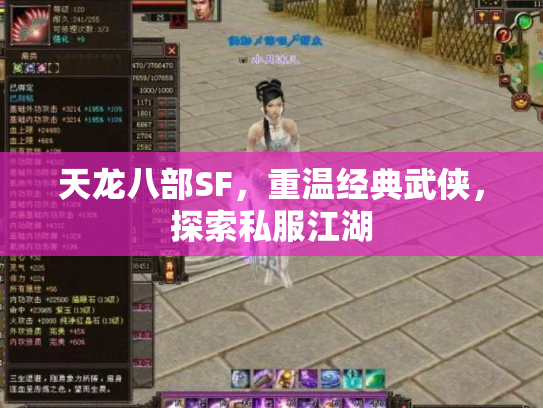 天龙八部SF，重温经典武侠，探索私服江湖
