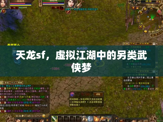 天龙sf，虚拟江湖中的另类武侠梦