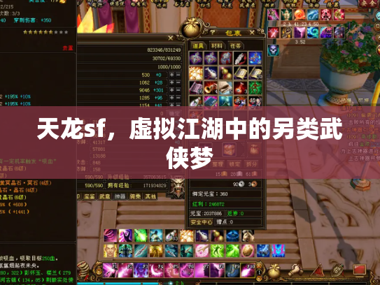天龙sf，虚拟江湖中的另类武侠梦