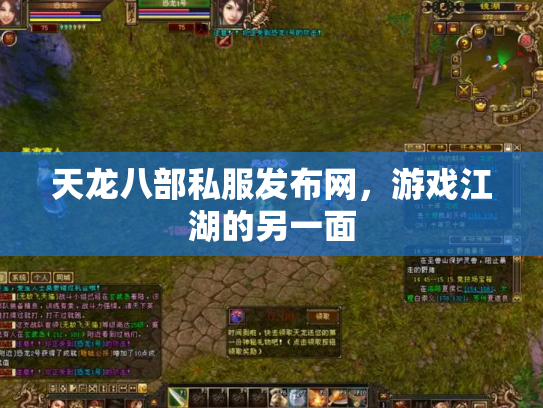天龙八部私服发布网，游戏江湖的另一面