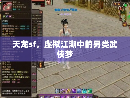 天龙sf，虚拟江湖中的另类武侠梦