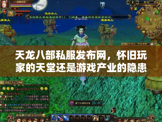 天龙八部私服发布网，怀旧玩家的天堂还是游戏产业的隐患？