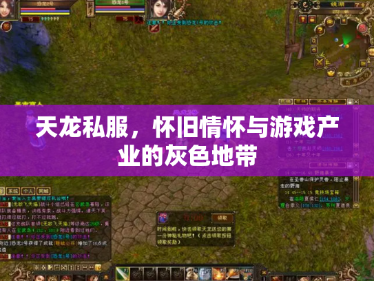 天龙私服，怀旧情怀与游戏产业的灰色地带