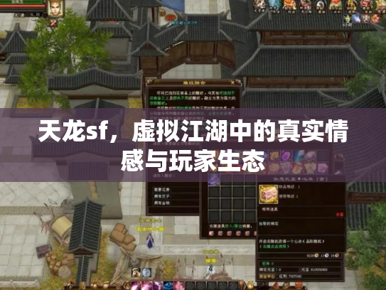 天龙sf，虚拟江湖中的真实情感与玩家生态