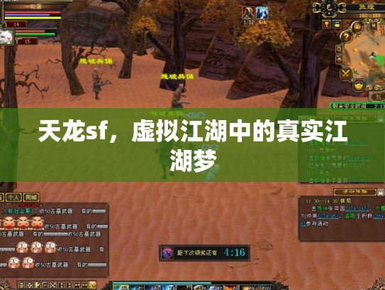 天龙sf，虚拟江湖中的真实江湖梦