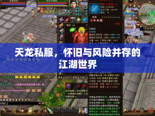 天龙私服，怀旧与风险并存的江湖世界