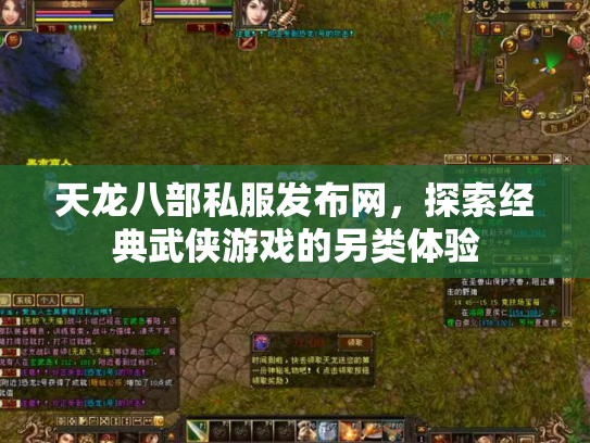 天龙八部私服发布网，探索经典武侠游戏的另类体验