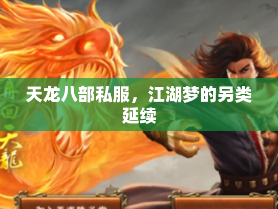 天龙八部私服，江湖梦的另类延续