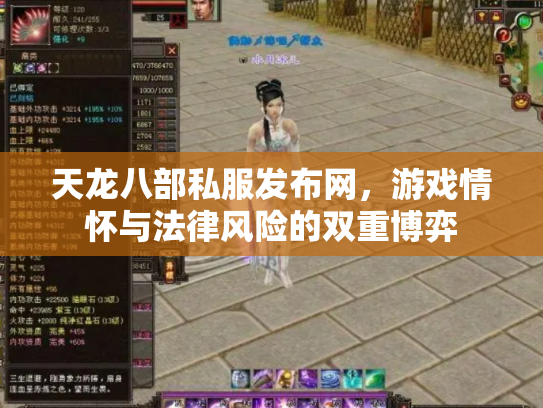 天龙八部私服发布网，游戏情怀与法律风险的双重博弈