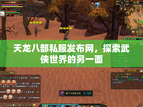 天龙八部私服发布网，探索武侠世界的另一面