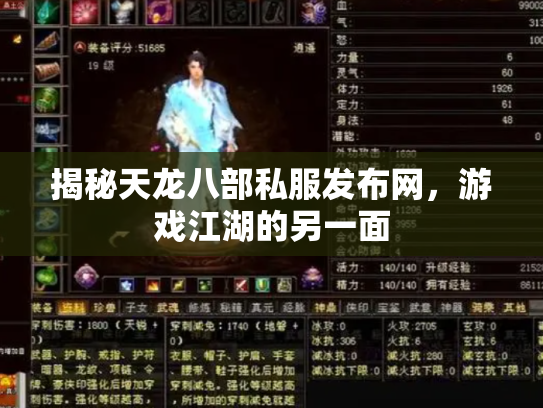 揭秘天龙八部私服发布网，游戏江湖的另一面