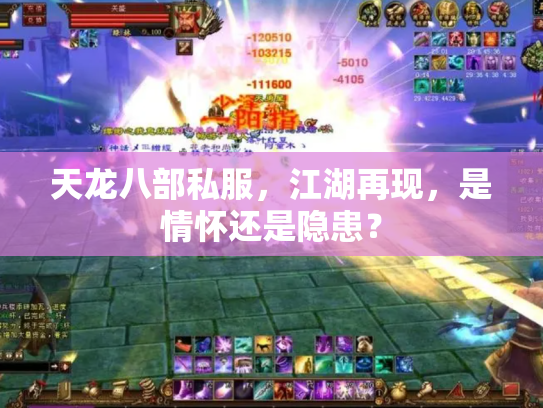 天龙八部私服，江湖再现，是情怀还是隐患？