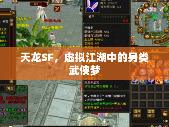 天龙SF，虚拟江湖中的另类武侠梦