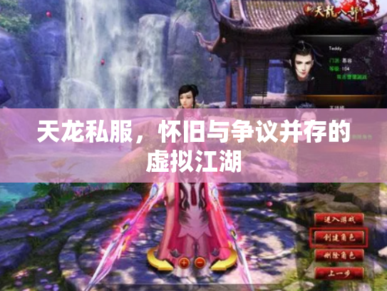 天龙私服，怀旧与争议并存的虚拟江湖