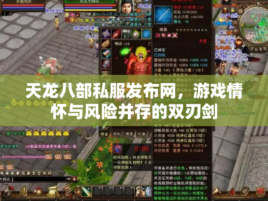 天龙八部私服发布网，游戏情怀与风险并存的双刃剑
