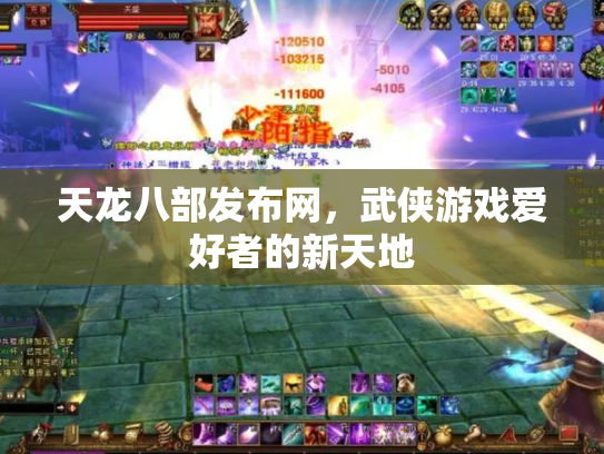 天龙八部发布网，武侠游戏爱好者的新天地