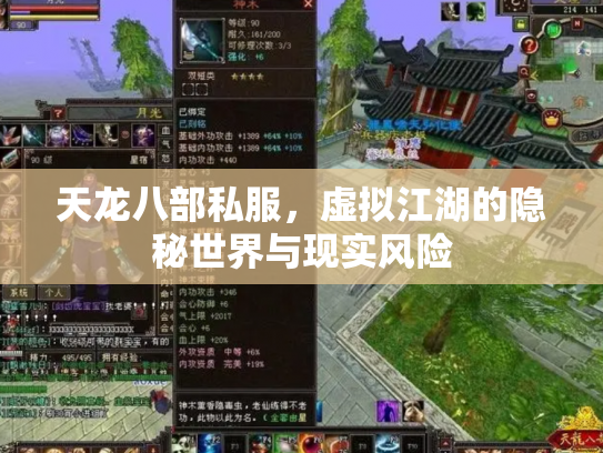 天龙八部私服，虚拟江湖的隐秘世界与现实风险