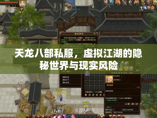 天龙八部私服，虚拟江湖的隐秘世界与现实风险