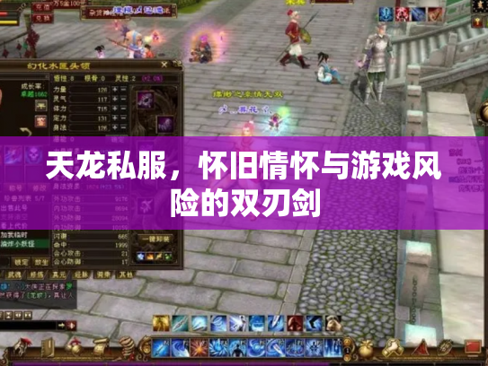 天龙私服，怀旧情怀与游戏风险的双刃剑