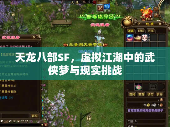 天龙八部SF，虚拟江湖中的武侠梦与现实挑战