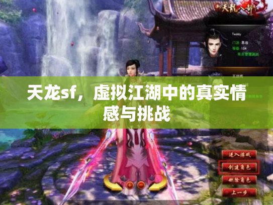 天龙sf，虚拟江湖中的真实情感与挑战
