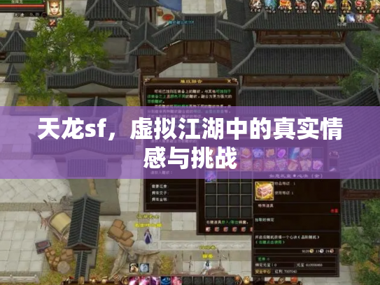 天龙sf，虚拟江湖中的真实情感与挑战