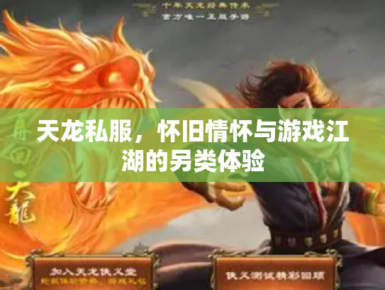 天龙私服，怀旧情怀与游戏江湖的另类体验