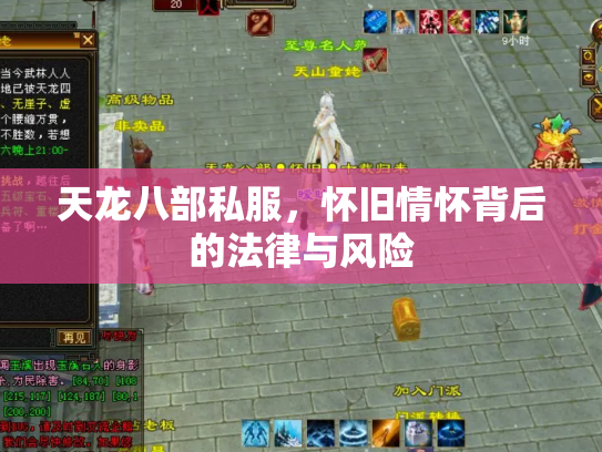 天龙八部私服，怀旧情怀背后的法律与风险