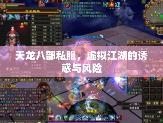 天龙八部私服，虚拟江湖的诱惑与风险