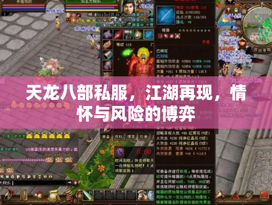 天龙八部私服，江湖再现，情怀与风险的博弈