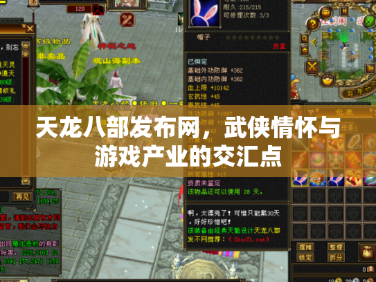 天龙八部发布网，武侠情怀与游戏产业的交汇点