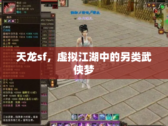天龙sf，虚拟江湖中的另类武侠梦