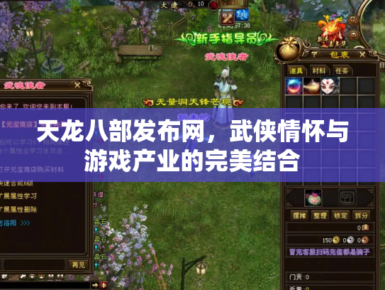 天龙八部发布网，武侠情怀与游戏产业的完美结合