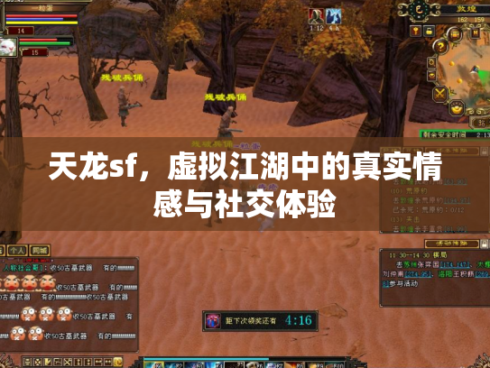 天龙sf，虚拟江湖中的真实情感与社交体验