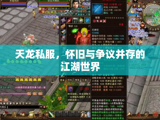 天龙私服，怀旧与争议并存的江湖世界