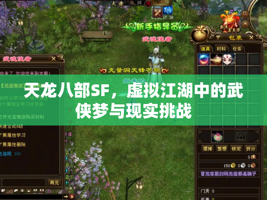 天龙八部SF，虚拟江湖中的武侠梦与现实挑战