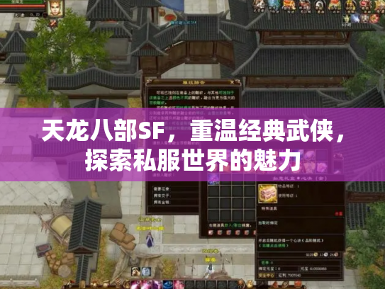天龙八部SF，重温经典武侠，探索私服世界的魅力