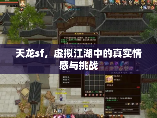 天龙sf，虚拟江湖中的真实情感与挑战