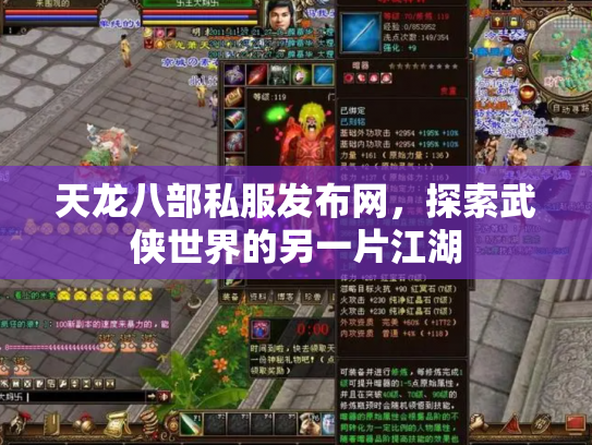 天龙八部私服发布网，探索武侠世界的另一片江湖