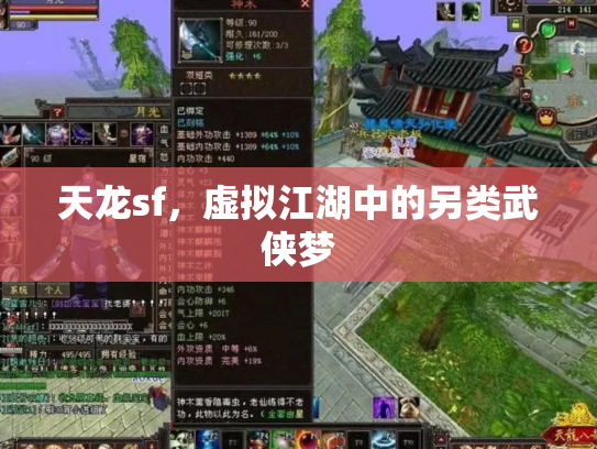 天龙sf，虚拟江湖中的另类武侠梦