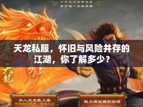 天龙私服，怀旧与风险并存的江湖，你了解多少？
