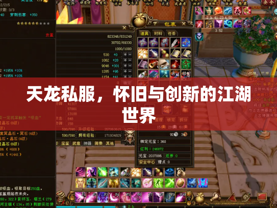 天龙私服，怀旧与创新的江湖世界