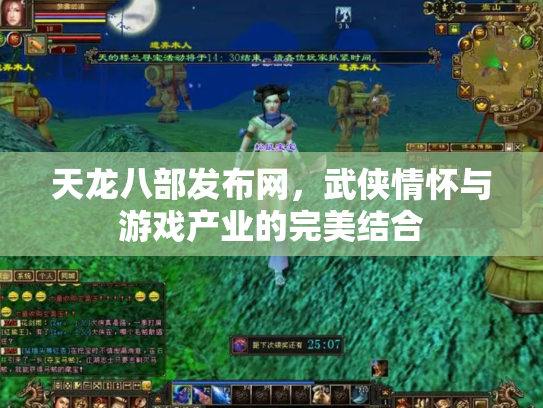 天龙八部发布网，武侠情怀与游戏产业的完美结合