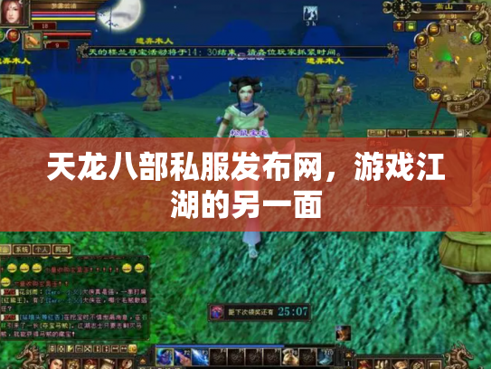 天龙八部私服发布网，游戏江湖的另一面