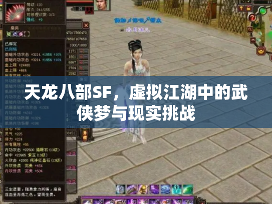 天龙八部SF，虚拟江湖中的武侠梦与现实挑战