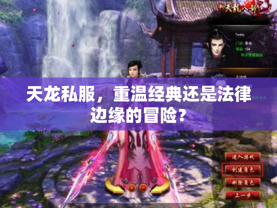 天龙私服，重温经典还是法律边缘的冒险？