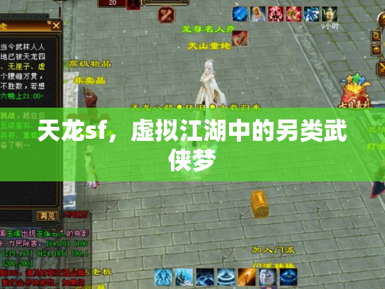 天龙sf，虚拟江湖中的另类武侠梦