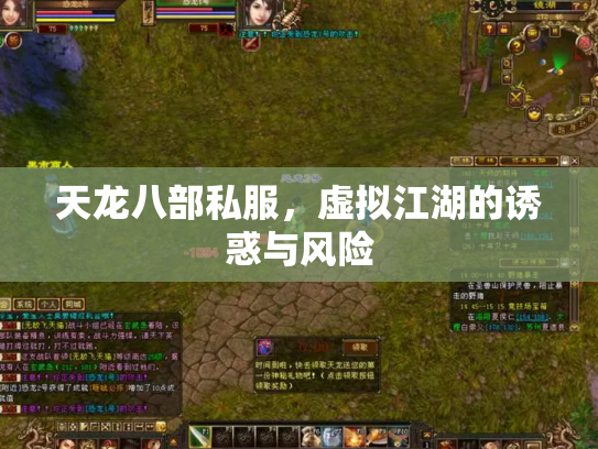 天龙八部私服，虚拟江湖的诱惑与风险