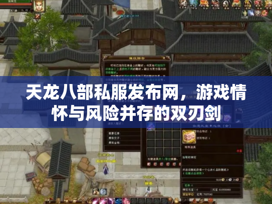 天龙八部私服发布网，游戏情怀与风险并存的双刃剑